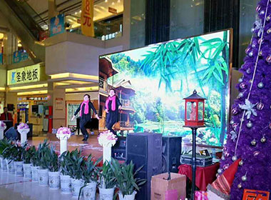 歐亞達(dá)漢陽(yáng)店室內(nèi)P4租賃屏