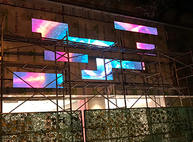 鄂州某服裝店戶外P3全彩